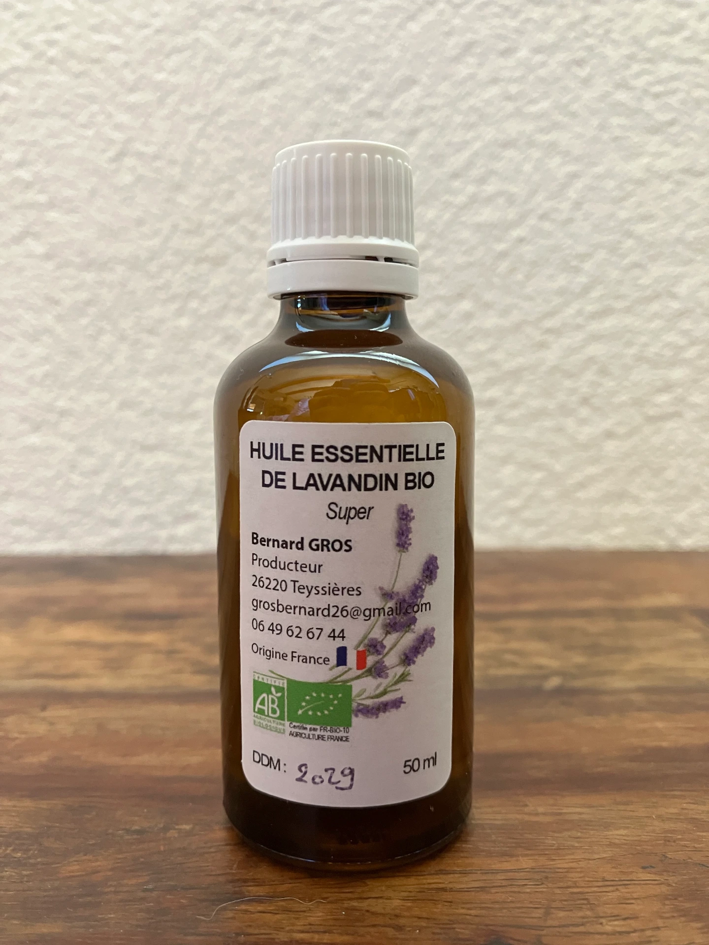 Huile Essentielle de Lavandin BIO (Super)