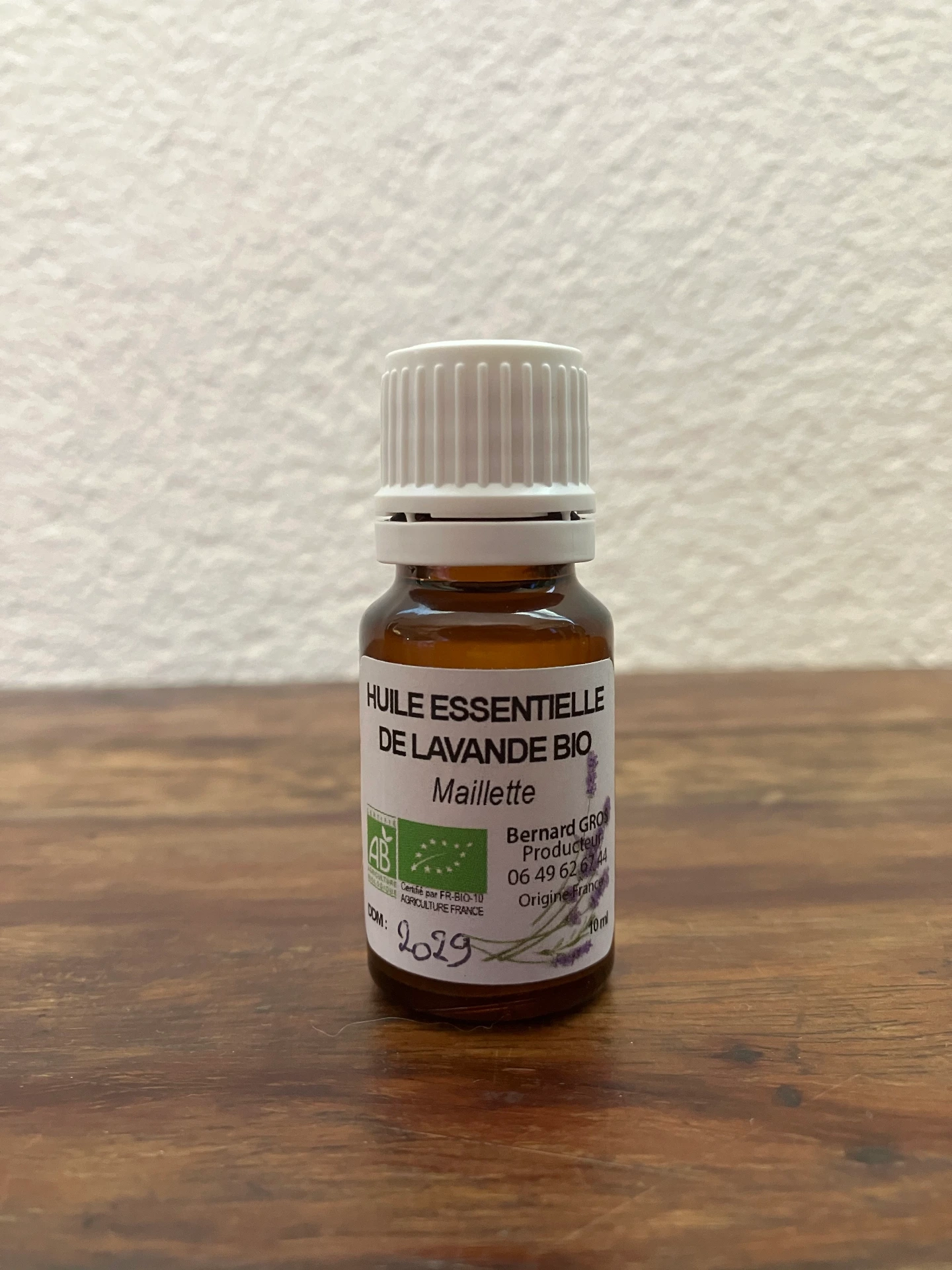 [Maillette10ml] Huile Essentielle de Lavande BIO (Maillette) (10ml)